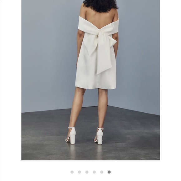 Amsale bow back Alix dress - Picture 7 of 11